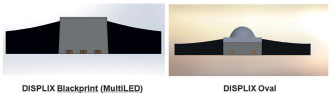 Figure 6. Sketch of ideal potted SMT LEDs.
